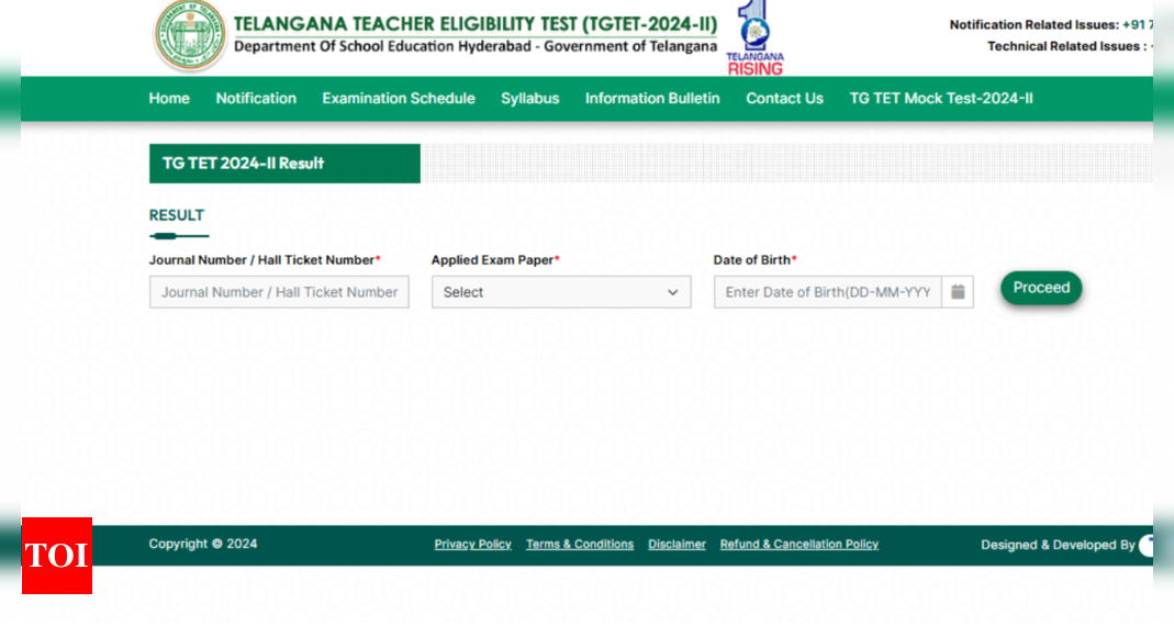 TS TET 2024 Result declared: Check direct link here - The Times of India