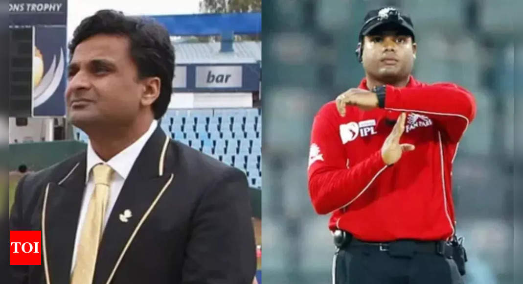 Umpire Nitin Menon refuses to travel to Pakistan, match referee Javagal Srinath to also miss Champions Trophy | Cricket News – The Times of India