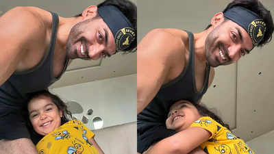 Gurmeet Choudhary’s meditation post an intense workout is spending time with his ‘cutie’ daughter Lianna