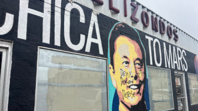  Musk's mural defaced amid growing criticism over his Role in Trump govt