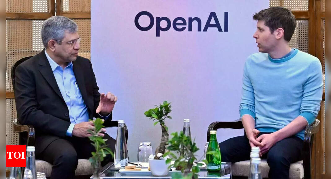 After 'hopeless' jab at India’s capability to do foundational AI research, Altman does a volte-face - The Times of India