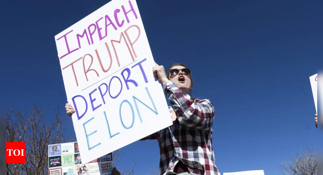 'Deport Elon, reject fascism': Protesters hit streets across US against Donald Trump, Musk's DOGE and shuttering of USAID