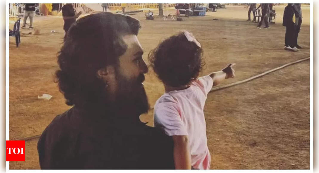 Ram Charan’s daughter Klin Kaara visits RC16 sets; actor continues shooting despite fever