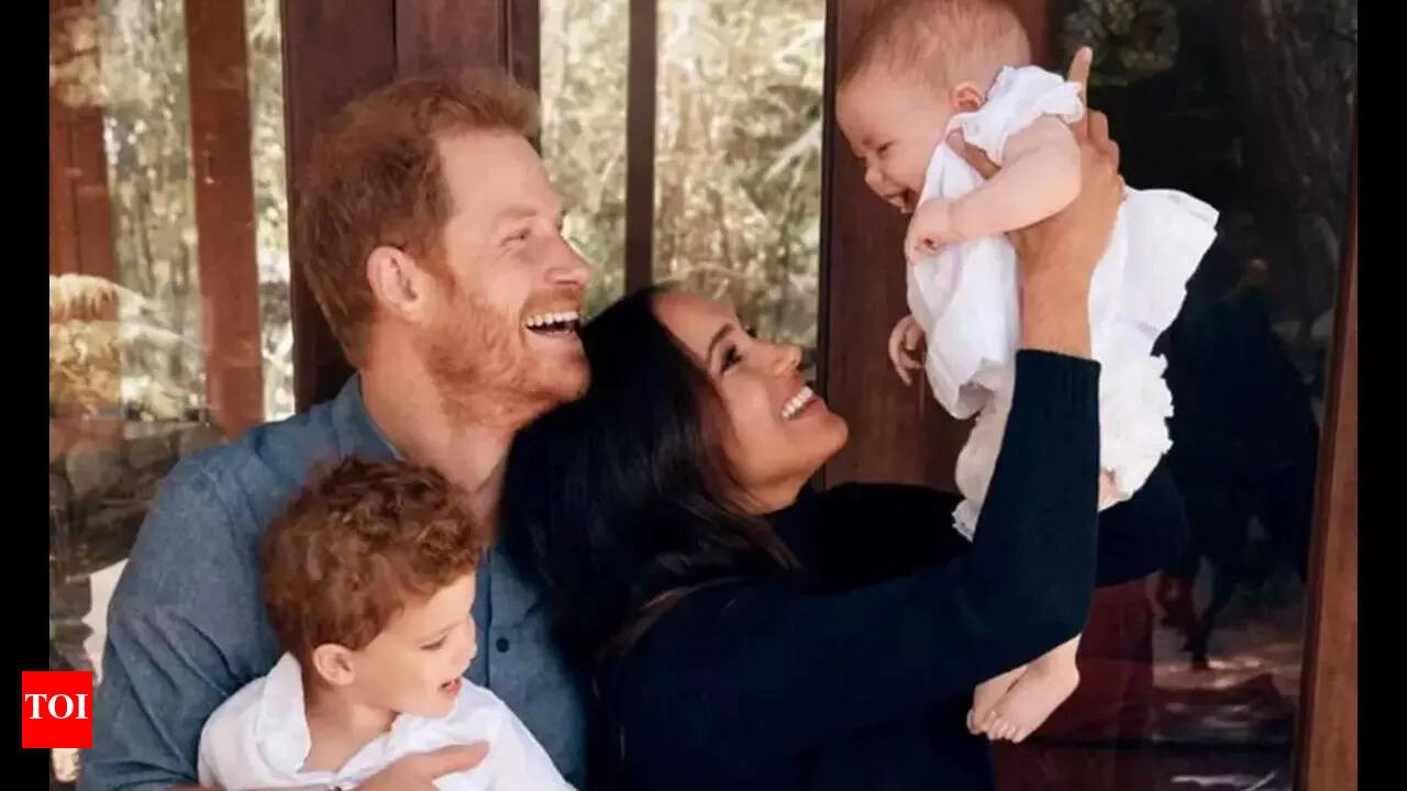 Meghan Markle's friend accidentally reveals a secret pic of her children Prince Archie and Princess Lilibet - The Times of India