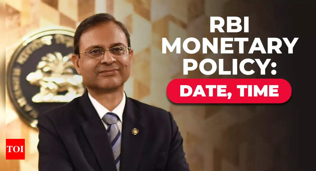 RBI Monetary Policy Committee Meeting: Date, time, how to watch live streaming of new RBI Governor Sanjay Malhotra’s first MPC – The Times of India