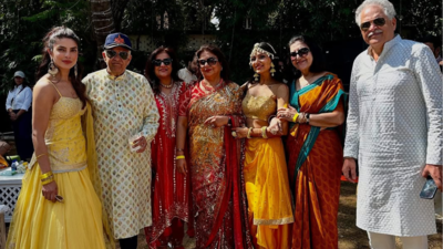 Sidnee Ki Shaadi: Priyanka Chopra embraces her 'Desi Girl' vibe in yellow at brother's Haldi ceremony