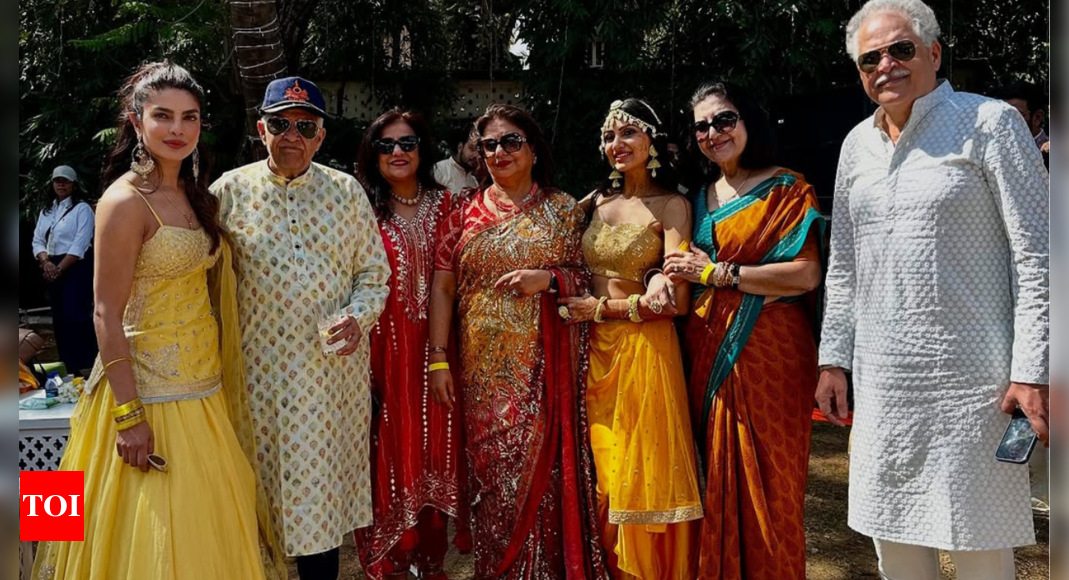 Sidnee Ki Shaadi: Priyanka Chopra embraces her 'Desi Girl' vibe in yellow at brother's Haldi ceremony