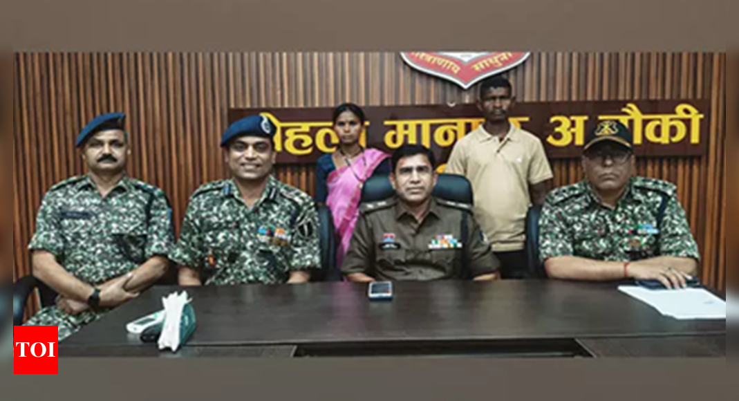 Maoist couple with Rs 10 lakh bounty surrenders to police in Chhattisgarh