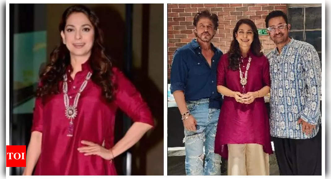 Juhi Chawla opens up about meeting Shah Rukh Khan and Aamir Khan at Junaid Khan's 'Loveyapa' screening: 'It is a rare and precious moment...' - See post