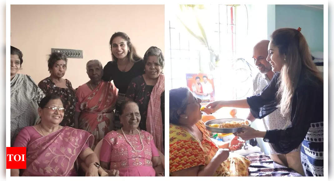 Bigg Boss 18 fame Shrutika Arjun visits an old age home in Chennai; donates money, and urges fans to spread smiles