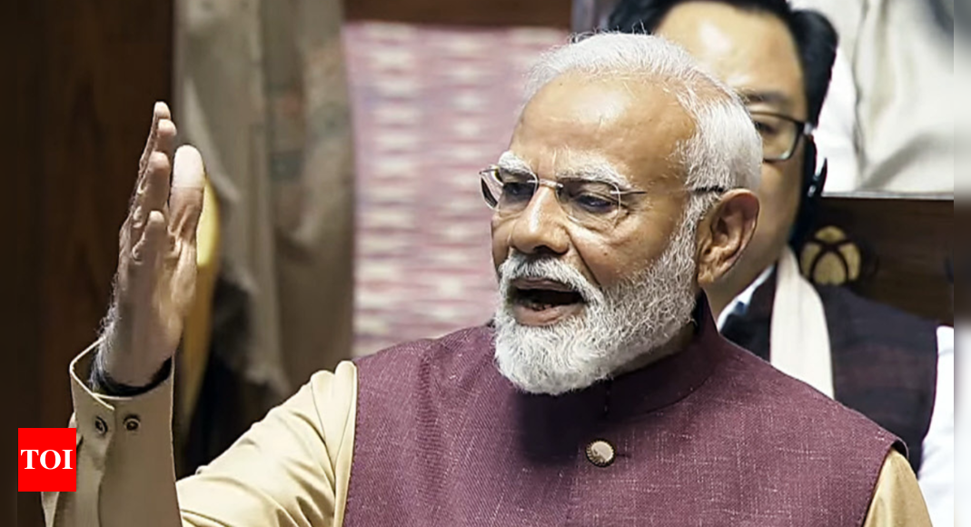 Modi shifts focus from AAP to Congress in Rajya Sabha speech