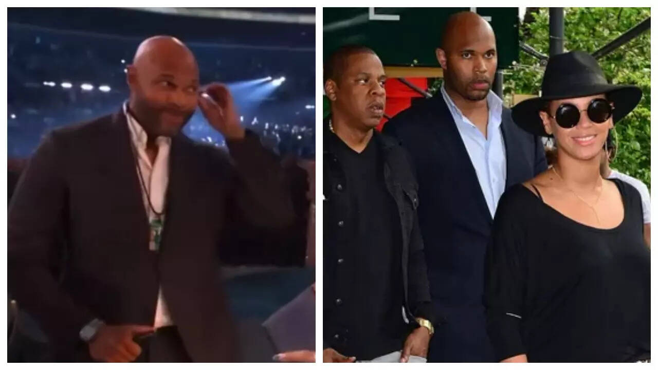 Beyoncé's serious bodyguard breaks into a rare smile during her Grammy  moment; fans REACT | - The Times of India