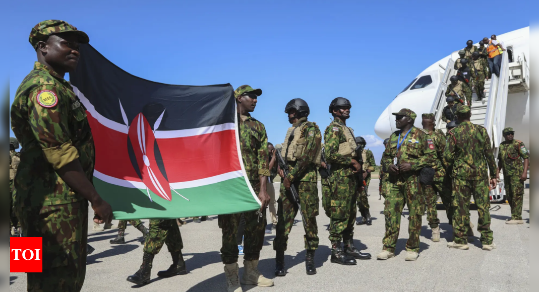 New contingent of Kenyan police joins UN-backed mission to fight gangs in Haiti – The Times of India