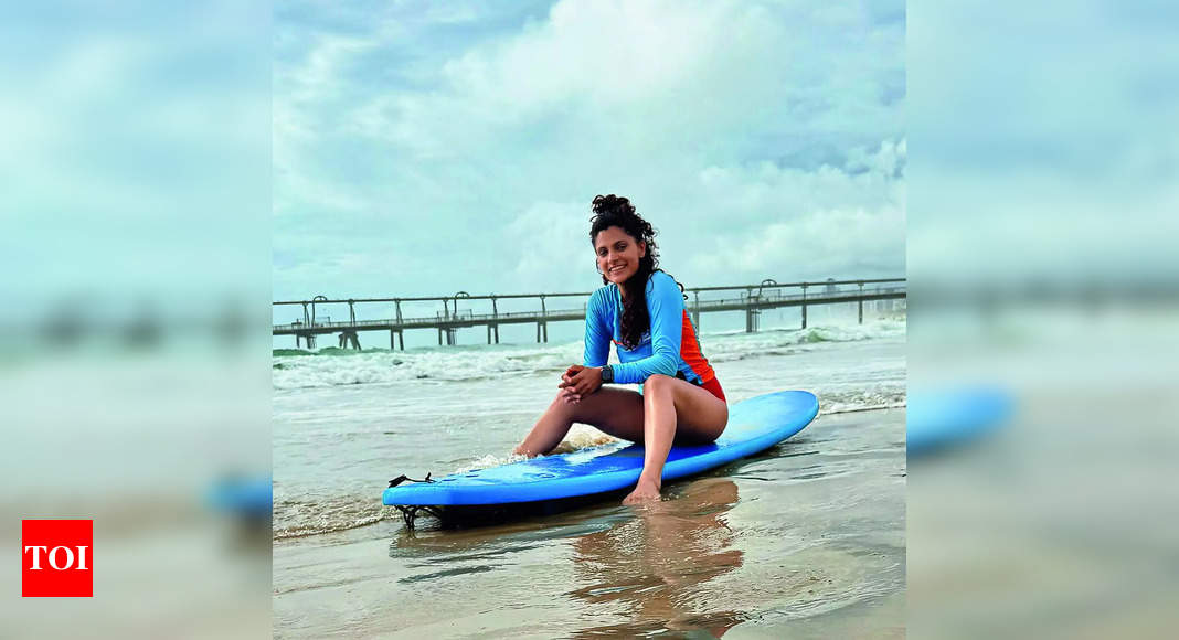 I want to get better at surfing: Saiyami Kher