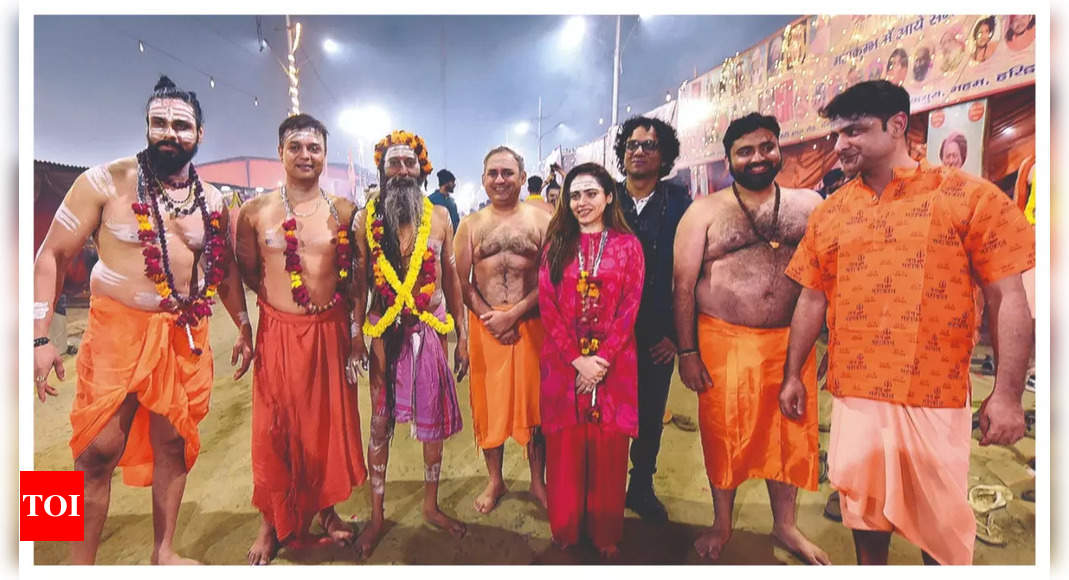 Mahabharat cast experience the spiritual essence of Maha Kumbh