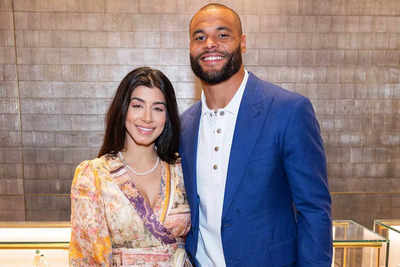 Dak Prescott and his fiancée, Sarah Jane Ramos, attend VIP event in New Orleans, days after celebrating their engagement