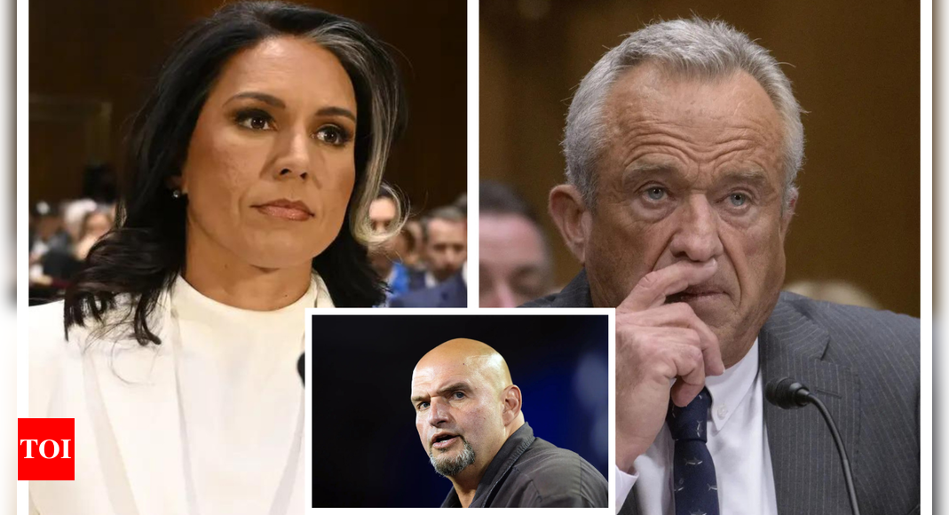 Democrat Fetterman who voted ‘yes’ for Pam Bondi says it’s ‘NO’ for Tulsi Gabbard and RFK Jr – The Times of India