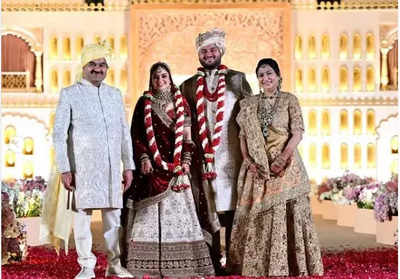 Gautam Adani's son Jeet Adani marries Diva Shah: See first wedding pictures