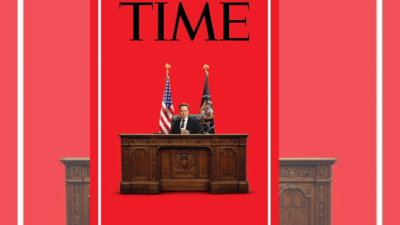 New Time Magazine cover shows Elon Musk behind Resolute Desk as President