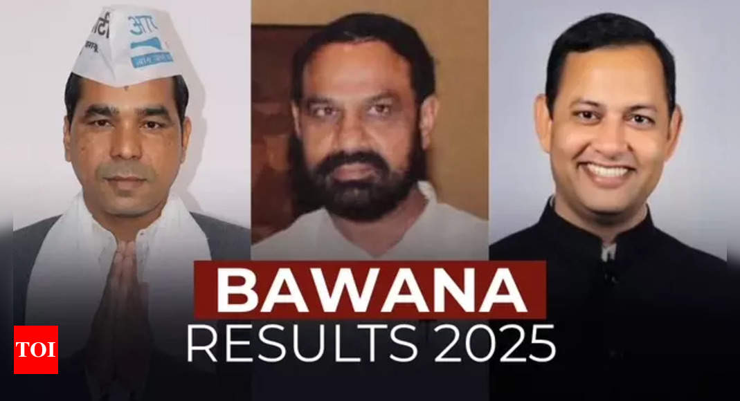 Bawana Election Results 2025 live updates: BJP's Ravinder Indraj Singh vs Congress’ Surender Kumar vs AAP’s Jai Bhagwan Upkar