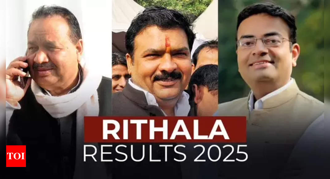 Rithala Election Results 2025 live updates: BJP's Kulwant Rana vs Congress’ Sushant Mishra vs AAP’s Mohinder Goyal