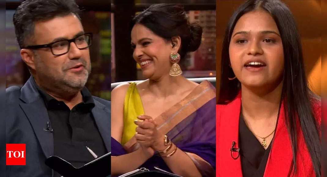 Shark Tank India 4: Namita Thapar and Aman Gupta playfully tell Viraj Bahl ‘aap toh iss  industry ke gunde ho’ as 23-yr-old Isha Jhawar pitches her sauce brand