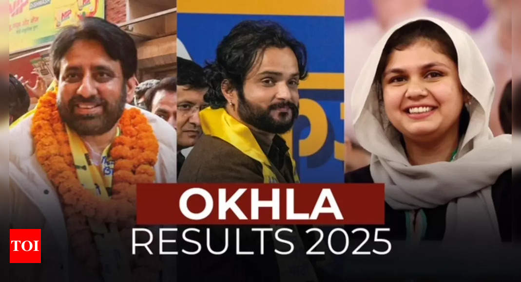 AAP’s Amanatullah Khan goes head-to-head with BJP’s Manish Chaudhary and Cong’s Ariba Khan in Okhla: Delhi Elections 2025 Results