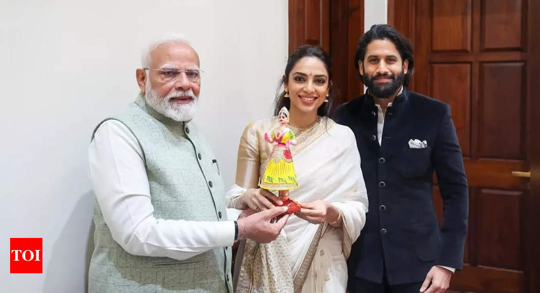 Sobhita Dhulipala gifts PM Narendra Modi a kondapalli bommala doll