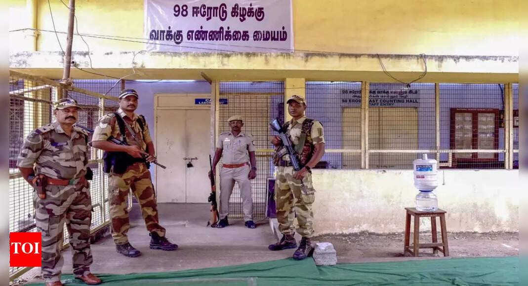 Erode East Bypoll Election Result Live: DMK's Chandhirakumar wins, District election officer announces - The Times of India
