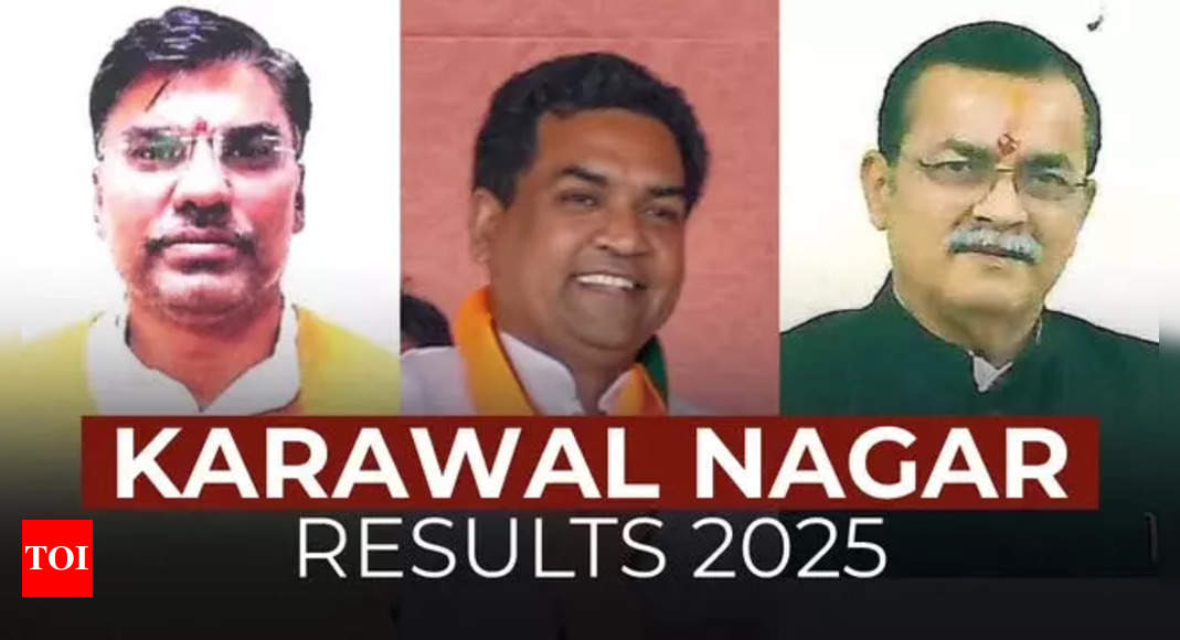 Karawal Nagar Election Results 2025 live updates: BJP's Kapil Mishra vs AAP’s Manoj Tyagi vs Congress’ Dr PK Mishra