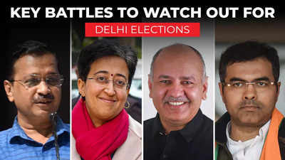 Delhi election results 2025: Top 5 battles to watch out for - New Delhi, Kalkaji, Jangpura, Patparganj & Malviya Nagar