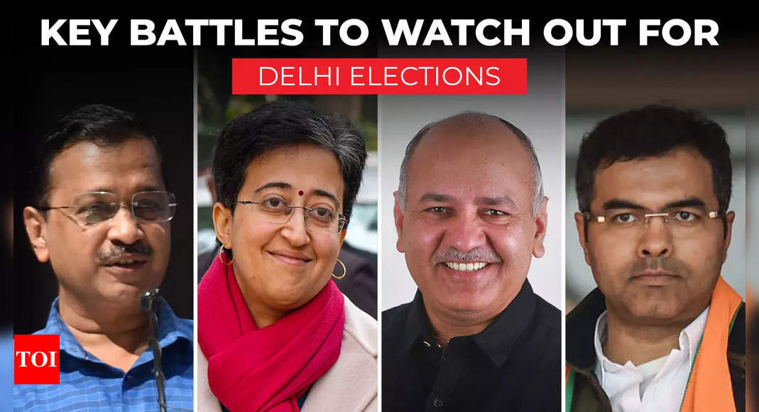 Delhi election results 2025: Top 5 battles to watch out for - New Delhi, Kalkaji, Jangpura, Patparganj & Malviya Nagar