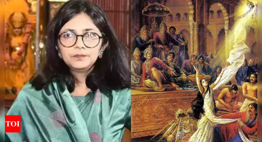 Swati Maliwal's cryptic post depicting Draupadi's cheerharan stirs the pot as AAP faces crushing defeat in Delhi