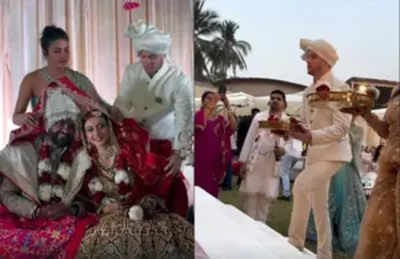 Nick Jonas soaks up Indian tradition at brother-in-law Siddharth Chopra's wedding