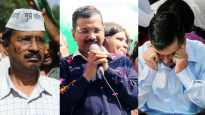 The rise & fall of AAP: How 'broom' was swept 'in and out' of Delhi