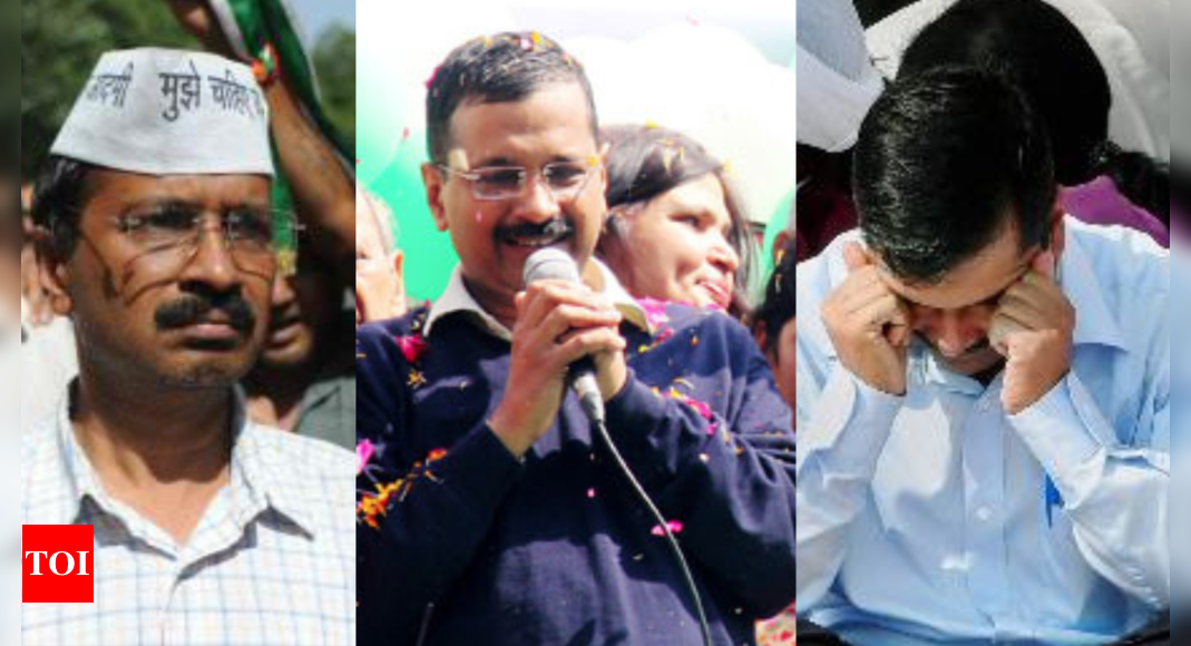 The rise & fall of AAP: How 'broom' was swept 'in and out' of Delhi