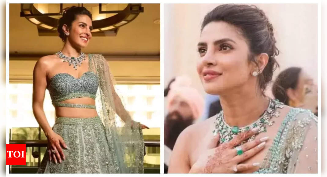 Did you know Priyanka Chopra wore a stunning emerald necklace at brother Siddharth Chopra’s wedding that took 1600 hours to make? DEETS inside | – The Times of India