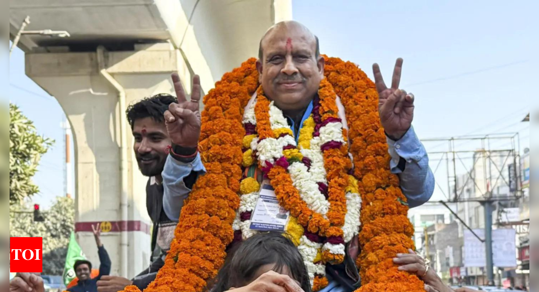 Delhi election results: 'Saffrun' continues in Rohini as Vijender Gupta secures facile hat-trick