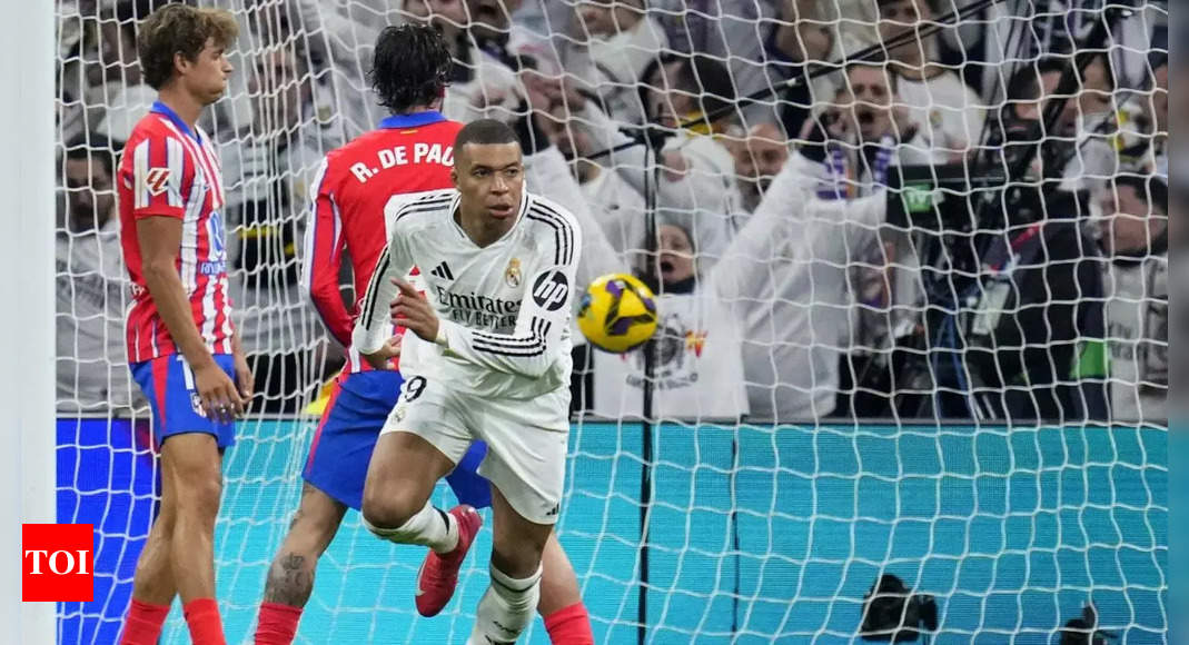 La Liga: Madrid derby ends in stalemate as Kylian Mbappe rescues point for Real Madrid