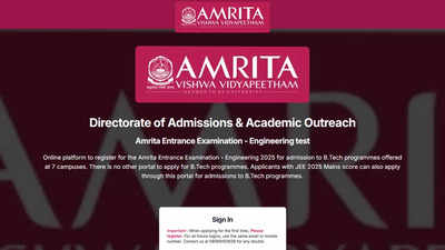 AEEE 2025 Phase 1 results released at amrita.edu: Check your scores here