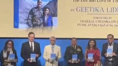 'I Am a Soldier's Wife': Army chief unveils book by widow of Brigadier Lidder, who died in 2021 Tamil Nadu helicopter crash