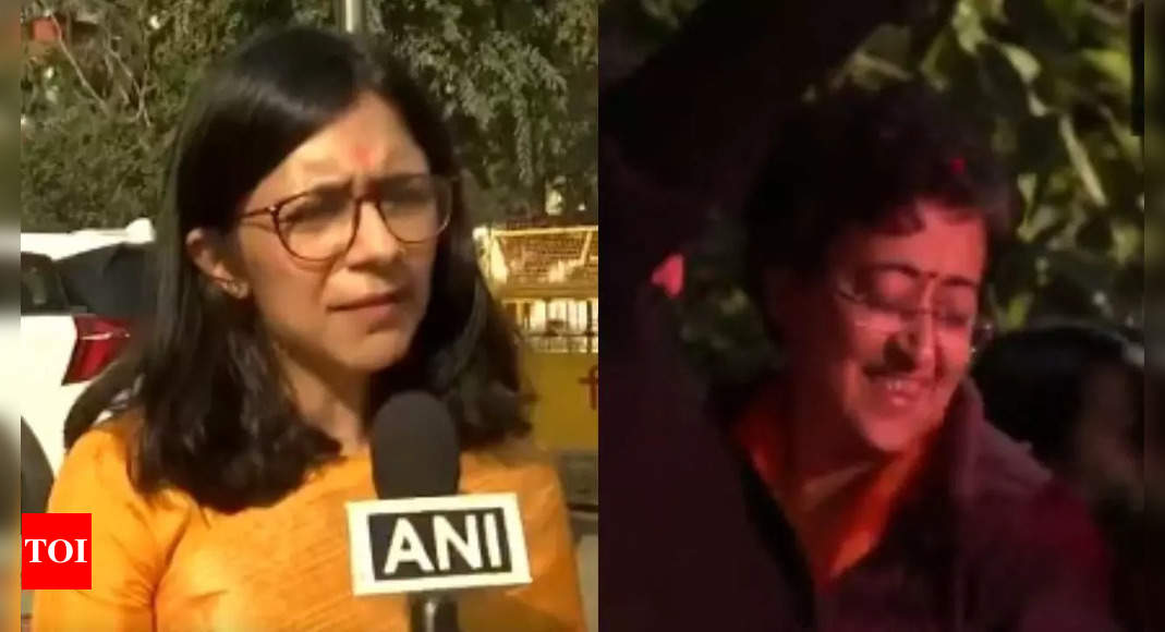 Why is Atishi dancing? Is she celebrating AAP's defeat: Swati Maliwal on former Delhi CM's roadshow