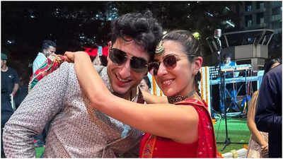 Sara Ali Khan's pics from a friend's wedding with Amrita Singh and Ibrahim Ali Khan are pure gold