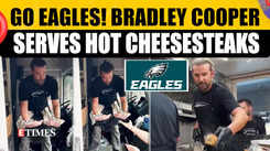 Bradley Cooper Cooks Up Philly Pride For Super Bowl Attendees In New Orleans | WATCH