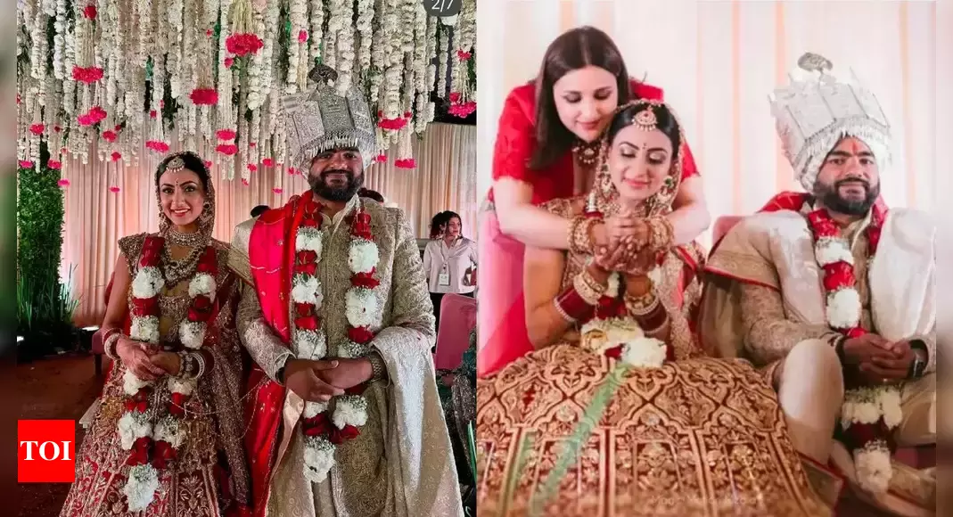 Parineeti Chopra's mother Reena Chopra shares dreamy pictures from Siddharth Chopra and Neelam Upadhyaya’s wedding