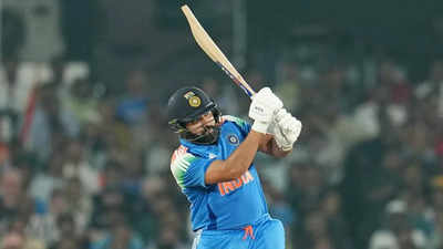 Rohit Sharma returns to form with a 30-ball fifty