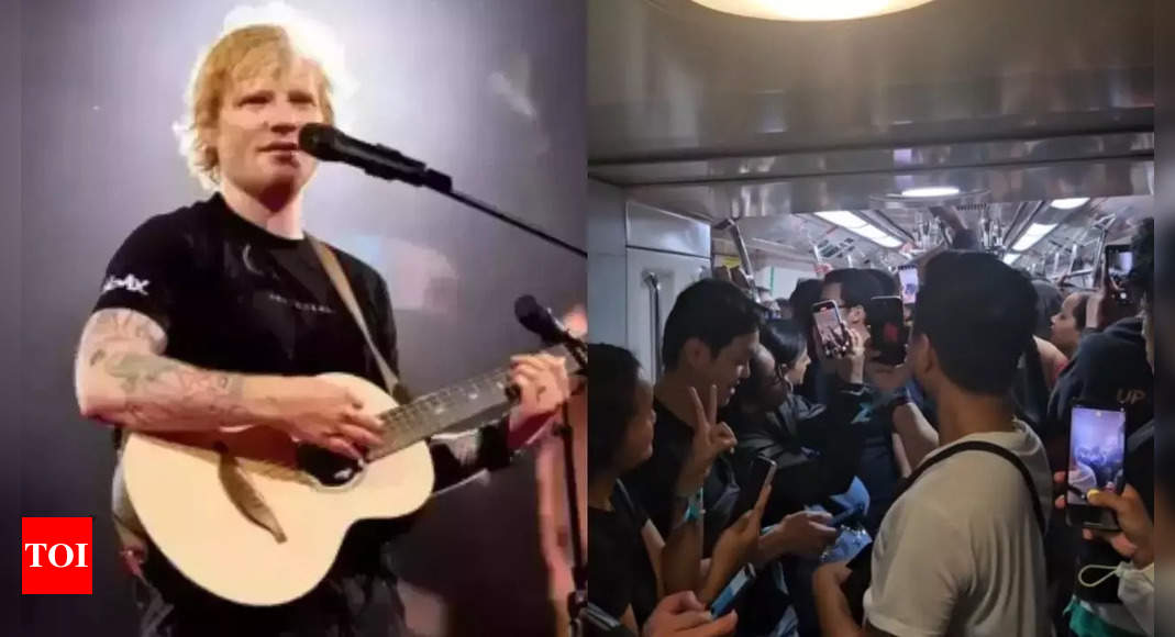 Bengaluru metro transforms into impromptu Ed Sheeran concert as fans sing 'Perfect' together | Watch