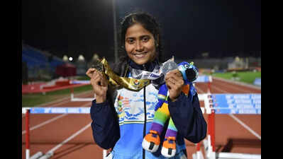 Bengal’s Moumita wins a gold & a silver in Dehradun National Games