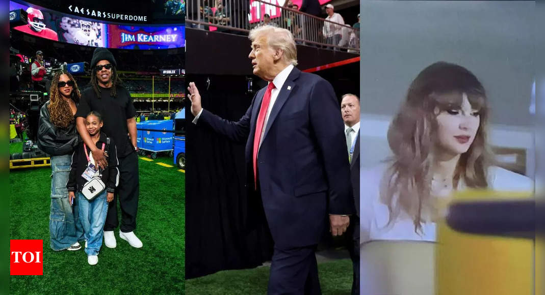 NFL Super Bowl 2025: Taylor Swift, Donald Trump, Beyonce, Lionel Messi and More Celebs Shine in Stadium