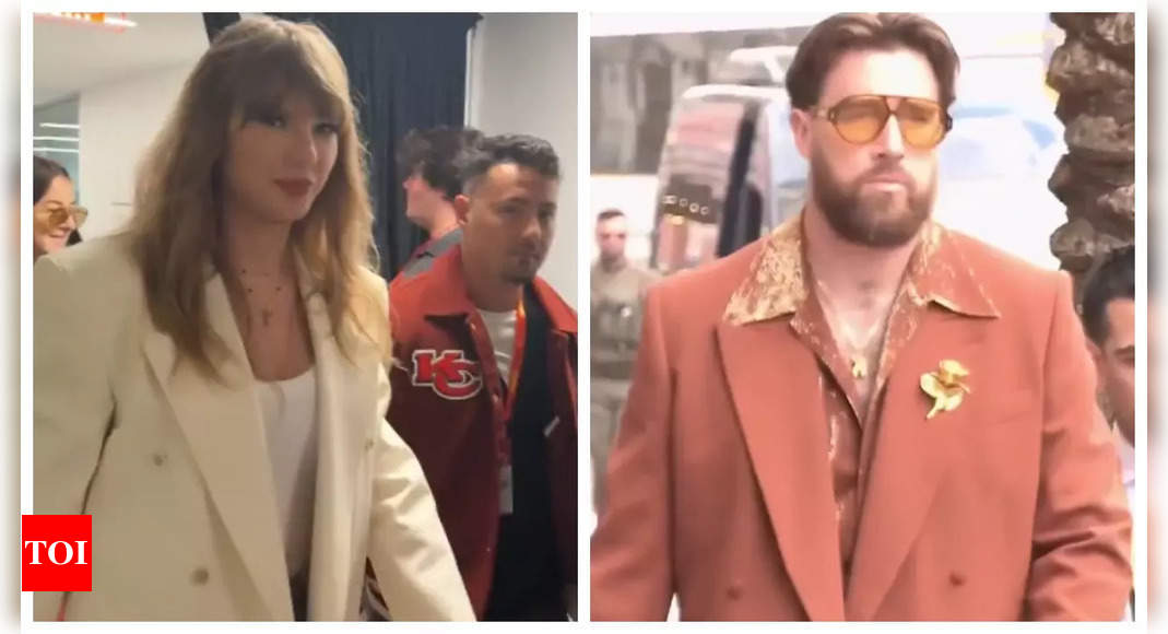 Taylor Swift supports Travis Kelce at Super Bowl with 'T' necklace; sparks engagement buzz